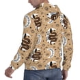 thumbnail image 6 of Lsque Snake And Flower Pattern Casual Men's Hoodie,Hooded Sweatshirt with Kangaroo Pocket,Pullover Hoodie-X-Large, 6 of 7
