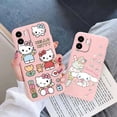 thumbnail image 5 of Bonita funda de teléfono para Xiaomi Redmi A1, A2, redmi a 1, 2, niñas, anticaída, Cinnamoroll, Kuromi, Hello Kitty, cubierta trasera de silicona a prueba de golpes, 5 of 5