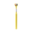 thumbnail image 2 of DPTALR Three-sided Toothbrush, Three-head Toothbrush With Soft Bristles, Cleans On Three Sides, Scrapes Tongue On The Back, Portable And Compact Travel Size - New, 2 of 8