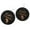 Gods Chosen, variant on Round Black Wood Ethnic English Word 4 Styles Club Lady Dangle Hook FEEL SO BLESSED