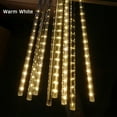 thumbnail image 1 of RisingPro LED Meteor Shower Rain Lights Waterproof Xmas Decoration Light Falling String Lights for Wedding Party Christmas Lights Connectable, 1 of 5