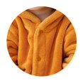 thumbnail image 4 of Wearable Blanket Hoodie, Plush Teddy One Piece Bear Suit for Baby, Girls and Boys,Fluffy, Warth Hood, Button-Front Closure, 4 of 6