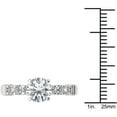 thumbnail image 4 of 7/8 Carat T.W. Diamond Classic 14kt White Gold Engagement Ring, 4 of 5