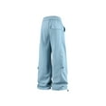 thumbnail image 4 of Tanming Barrel Sweatpants Plus Size Cargo Pants for Women Womens Wide Leg Pants Straight Leg Scrub Pants for Women Stretchy Work Pants Cargo Scrub Pants for Women, 4 of 7