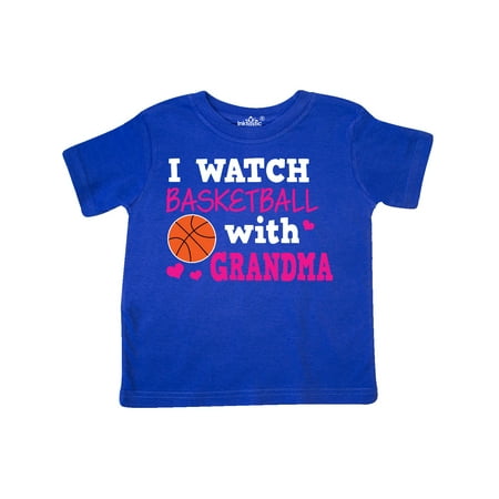 

Inktastic I Watch Basketball with Grandma Gift Toddler Toddler Girl T-Shirt