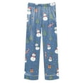 thumbnail image 6 of Gubotare Kids Christmas Pajamas Plaid Pajamas for Girls Pants & Long Sleeve Jammies Kids Cloths Set Size 9-10 (Navy,9-10 Years), 6 of 9