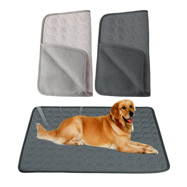 Washable Dog Pee Pads Non Slip Pet Playpen Mats with Fast Urine Absorption Reusable Puppy Wee Training Pads for Whelping