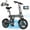 Black, variant on iSinwheel 14" Foldable Electric Bicycle for Adults,500W 36V/7.8Ah Electric Bike,LCD,20MPH Commuter E Bike for Teen