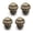 Single hole, variant on Tibvox 4pcs Antique Brass Drawer Pulls Cabinet Handle set for Kitchen & Bathroom Use