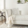 thumbnail image 3 of Nourison Life Styles Ribbon Loops White 20" x 20" Throw Pillow, 3 of 6