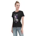 thumbnail image 4 of Women's Basic Short Sleeve T-Shirt Demon Slayer Butterfly Ninja, 4 of 6