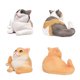 thumbnail image 2 of Juego de figuras Realistic Cat, 2 piezas, PVC, colección de mascotas, decoración para niños, 2 of 3