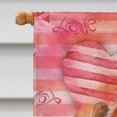 thumbnail image 3 of Carolines Treasures BB9794CHF Teckel Rouge Drapeau d'Amour Toile - Taille de la Maison, 3 of 4