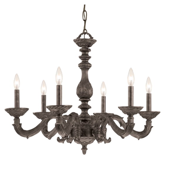 Crystorama Lighting - Six Light Chandelier - Chandelier - Sutton - Six Light
