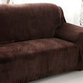 thumbnail image 6 of Velvet Sofa Slipcover Stretch Couch Covers for 3 Cushion Couch Thick Soft Sofa Cover Furniture Protector Couch Covers for Pet ,Form Fit Couch Slipcover, 6 of 8