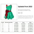 thumbnail image 5 of Zaldita Girls Sleeveless Ballet Tutu Leotard Dress Shiny Sequin Stripe Santa Dress Christmas Dance Green 8, 5 of 5