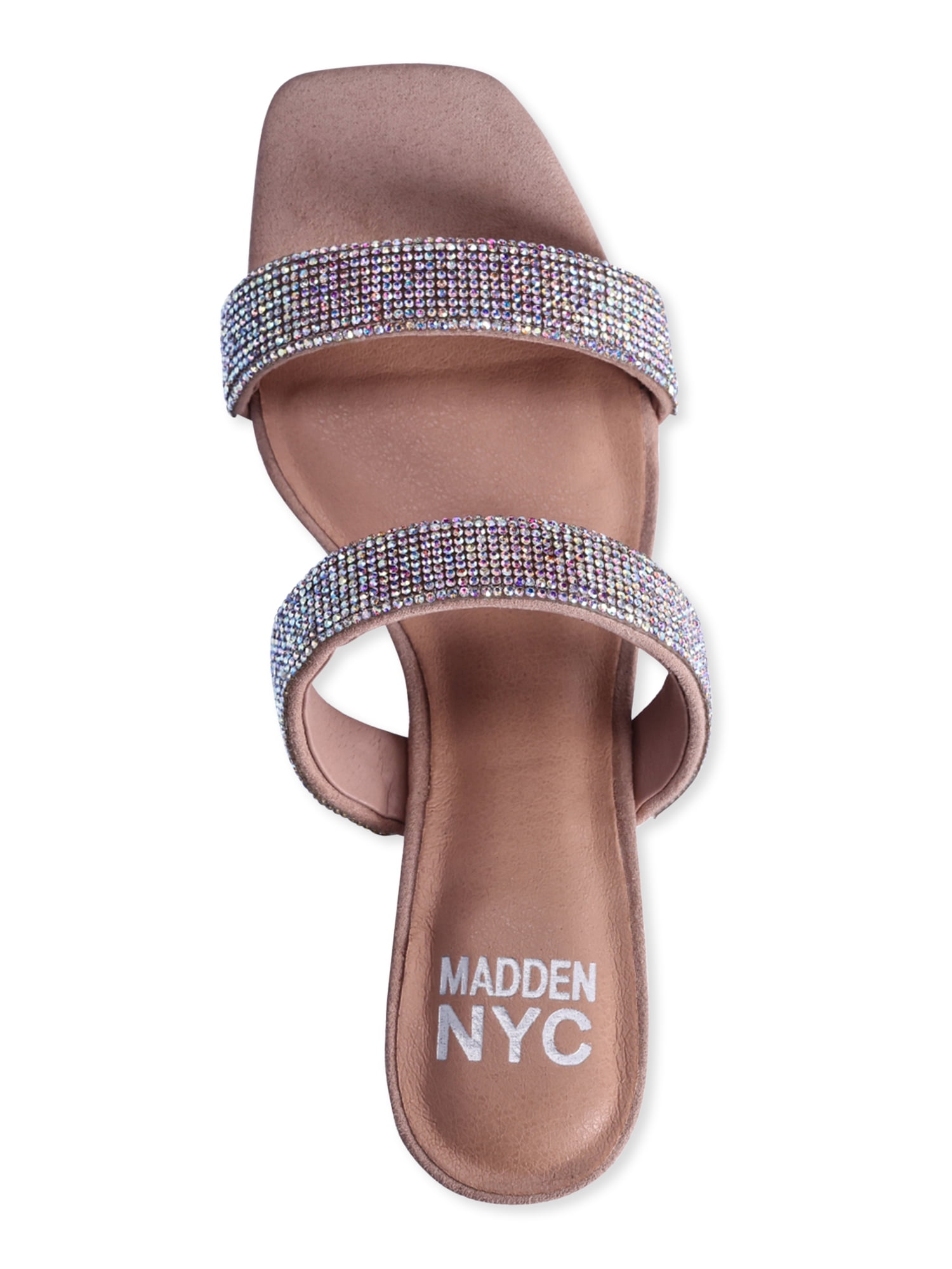 Madden Dual Steve Madden Sparkly Flat Sandals Madden NYC Women's
