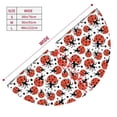 thumbnail image 3 of Sikiie Red Ladybugs 30-48 inches {designName} Print Christmas Tree Skirt Snowman Xmas Tree Skirt with Edge Christmas Decorations for Holiday Party-36", 3 of 7