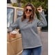 thumbnail image 4 of Sudadera polar para mujer, jersey con forro cálido, top de invierno, 4 of 6