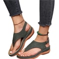 thumbnail image 3 of Willtoo Womens Orthopedic Sandals Arch Support Summer Flat Sandals Lightweight Non Slip Slip on Work Shoes Comfort 2026 New Orthopedic Shoes, 3 of 6