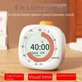 thumbnail image 4 of New Rotary Timer Smart Silent Visual Analog Timer for Kids and Adults Alert Hour Meter for Kitchen Indoor Reading Room, 4 of 6