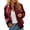 Red, variant on Women's Zip Up Jacket Casual Long Sleeve Sweatshirts Lightweight Zip Up Jackets Fall Coat Outerwear Windbreaker with Pockets(White,S)