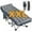 Oversized XXL Gray with 2 Sided Cushion, variant on Slsy Extra Heavy Duty Foldable Quick XL Camping Cot, Black, 78"x32"x18", Supports 900 lbs
