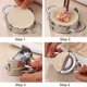 thumbnail image 5 of Stainless Steel Dumpling Maker, Flower Type Dumpling Ravioli Maker Press Mold Dumpling Making Device, 5 of 5