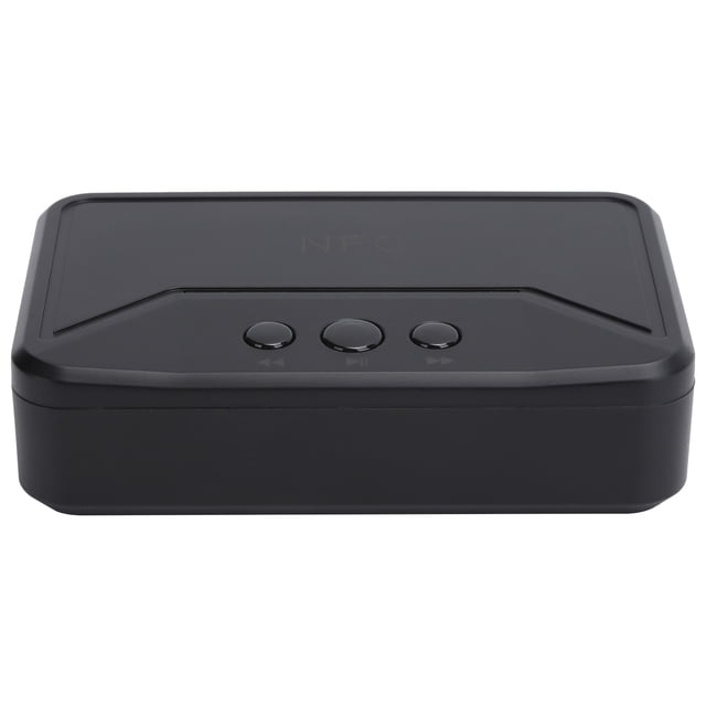 Receptor de música Bluetooth de escritorio con entrada AUX de 3,5 mm, adaptador de audio inalámbrico NFC HiFi portátil