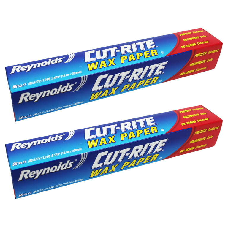 Reynolds Wrap Cut-Rite Non-Stick Wax Paper Microwave Safe 60 Sq ft