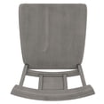 thumbnail image 6 of Weston Home Farmhouse Vintage Panel Back Solid Wood Counter Height Chair, Set of 2, Antique Grey, 6 of 8