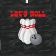 thumbnail image 4 of Inktastic Let's Roll Bowling Women's T-Shirt, 4 of 5