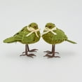 thumbnail image 1 of 5" Green Burlap Bird Set, 1 of 5