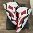 thumbnail image 2 of Ni - ke Size 12 - Jordan 6 Retro OG Mid Carmine, 2 of 5