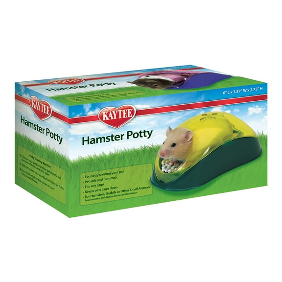 Kaytee Hamster Potty, Litter Box Training with Pan & Scoop Pet Supplies, Assorted