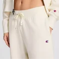 thumbnail image 3 of Champion Women's High-Rise Fleece Wide Leg Sweatpants - Beige, Size XS-4X, 3 of 6