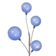 thumbnail image 2 of Vickerman 10' Periwinkle Pearl Branch Ball Wire Garland., 2 of 4