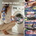 thumbnail image 5 of 2'x8' Floral Runner Rug,Non Slip Washable Boho Hallway Runner Rug with Rubber Backing,Soft Faux Wool Kitchen Runner,Low-Pile Carpet for Bedroom, Entrance, 5 of 7