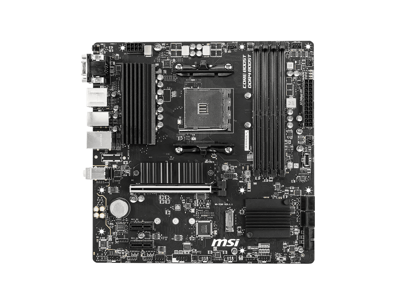 MSI B550MPROVDH B550M PRO-VDH Micro-ATX Motherboard - AM4 DDR4