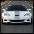 thumbnail image 2 of Sticker Connection | Racing Stripes | Hood Rally Vinyl Race Stripes | Silver 12"x72", 2 of 4