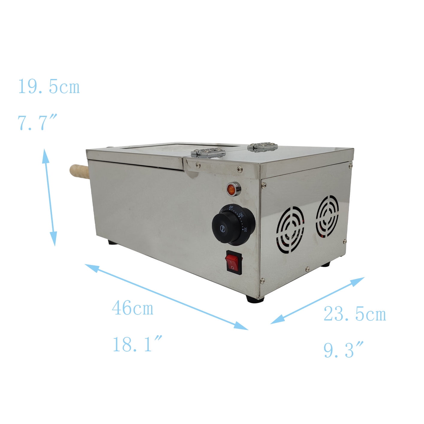 Banfluxion Chimney Cake Roll Oven Machine with 2pcs Roll Tools 110V 1500W