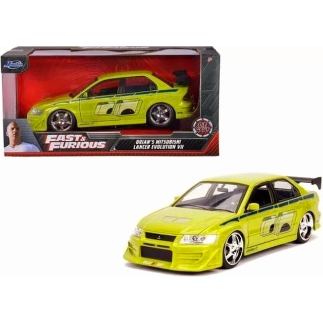 Vehículo Mitsubishi Lancer Evolution VII Rápido y Furioso Jadatoys 1:24