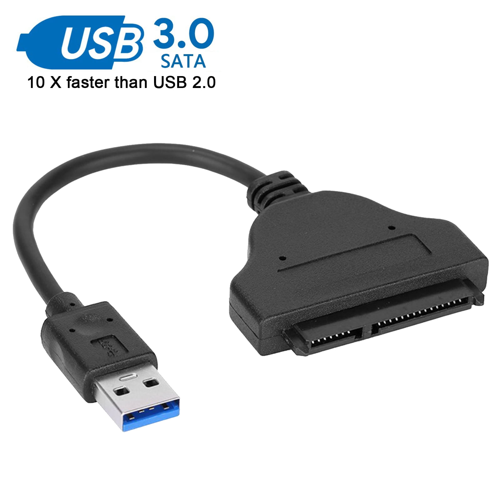 Sabor Leer estático TSV SATA to USB Cable, TSV USB 3.0 to 2.5'' SATA III Hard Drive Adapter  External Converter Compatible for SSD/HDD Data Transfer - Walmart.com