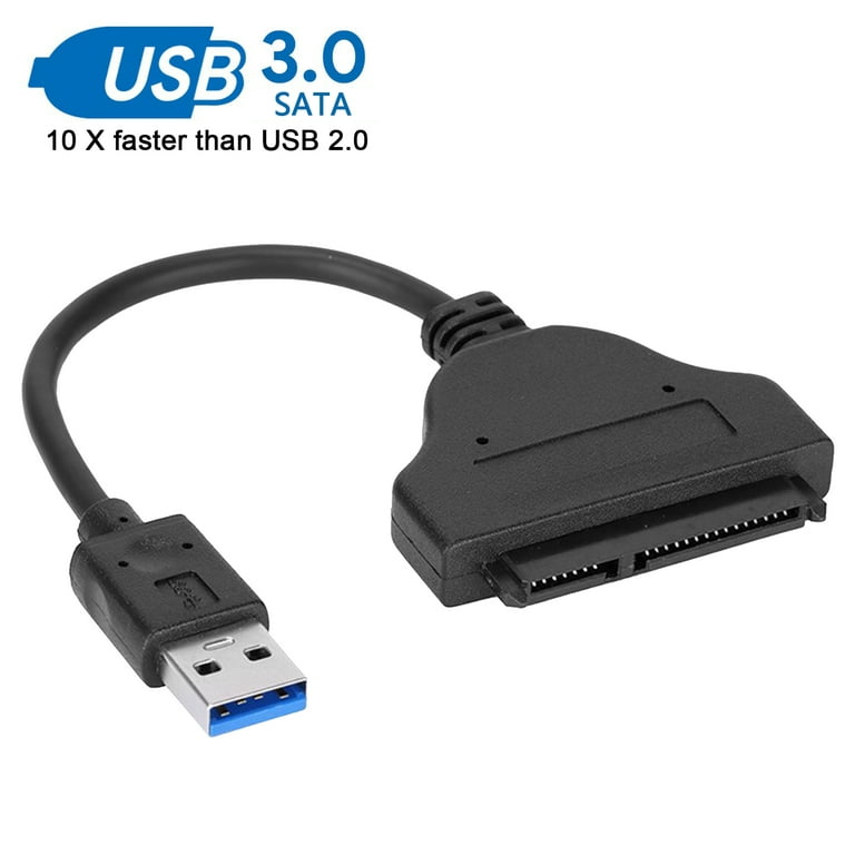 kompensation Plakater venlige TSV SATA to USB Cable, TSV USB 3.0 to 2.5'' SATA III Hard Drive Adapter  External Converter Compatible for SSD/HDD Data Transfer - Walmart.com