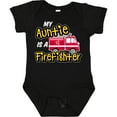 thumbnail image 3 of Inktastic My Auntie is a Firefighter with Fire Truck Boys or Girls Baby Bodysuit, 3 of 5