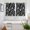 Black, variant on Black Paisley Kitchen Curtains Window Panels, Ethnic Vintage Floral Botanical Abstract Insulated Window Treatment Curtain, Grommet Curtains for Bedroom/Living Room/Bathroom, 2 Piece 42"Wx45"L