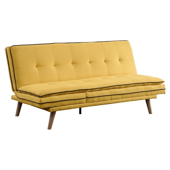 ACME Savilla Adjustable Sofa in Yellow and Oak