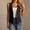 Black B, variant on Womens Blazers 2026 Fall Solid Color Casual Fashion 3/4 Sleeve Comfortable Suit Jacket Top Stylish Office Work Cardigan Jackets Black XL