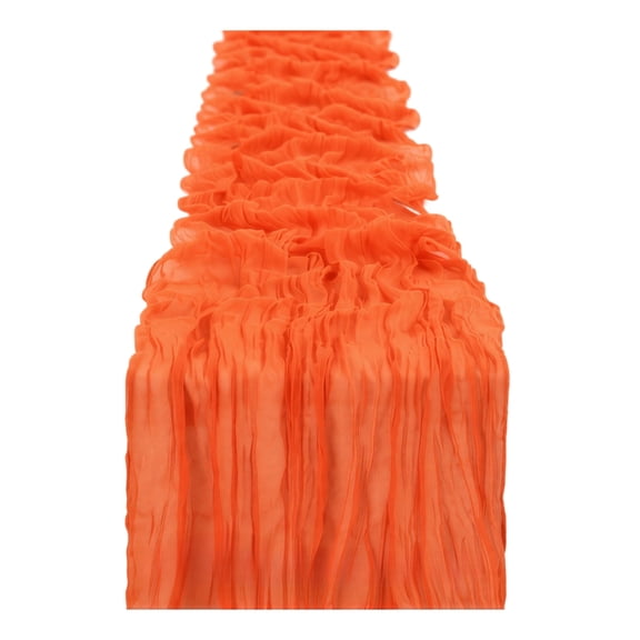 Thanksgiving Table Runner with Wavy Hem, Farmhouse Table Decor for Fall Dining, 1 Pack Boho Table Runner