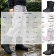 thumbnail image 6 of FRSASU Women's Rain Boots Mid-calf Waterproof Outdoor Hunting Gardening Farming Shoes Khaki, 6 of 7